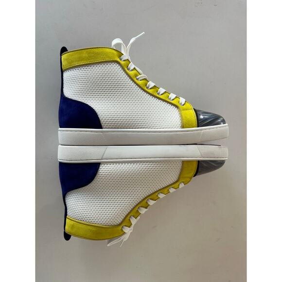 Christian‎ Louboutin Louis Orlato High Top Sneakers Size 40.5/US 7.5 Men’s - Picture 7 of 10